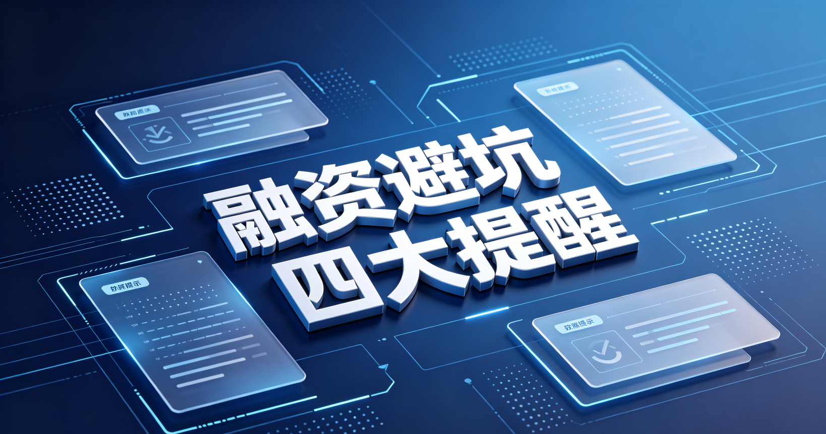 贷款避坑四大提醒 贷款避坑四大提醒